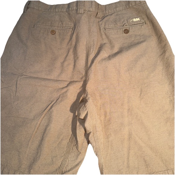Mountain Khaki Men's Relaxed Fit Cotton Linen‎ Shorts Brown 40/12" Textured - Picture 4 of 6